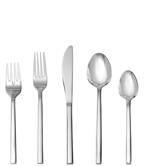Fortessa Arezzo 20-Piece Stainless Steel Flatware Set | Dillard's
