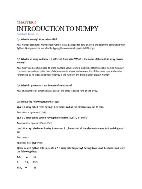 Image result for Python-Numpy PDF