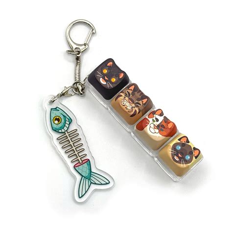 House Cats Keyboard Keychain – Playing Possum Clothing Co.