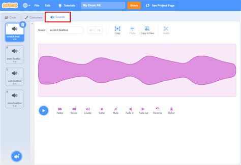 Image result for How to Add Sound to Scratch Project