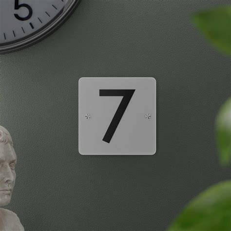 Futura (Frosted White) House Number/Name Sign - Multiple Sizes ...