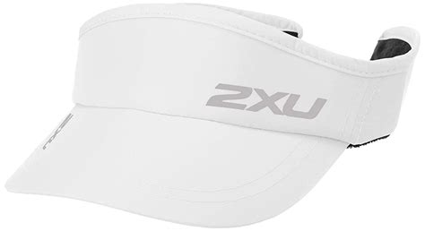 2XU UQ5686F Run Visor (White/White OSFA) – BUMSONTHESADDLE