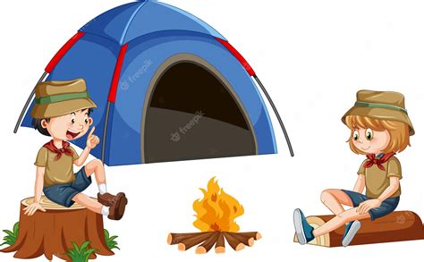 Wohnmobil Camping Clipart