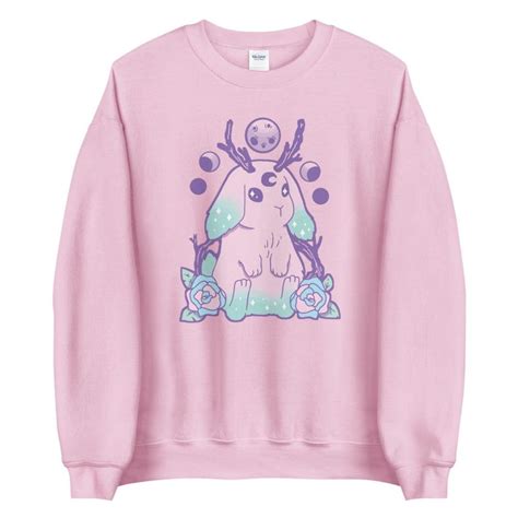 Buy Pastel Goth Jackalope Sweatshirt Online in India - Etsy
