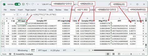 Image result for FFT Processign Using Excel