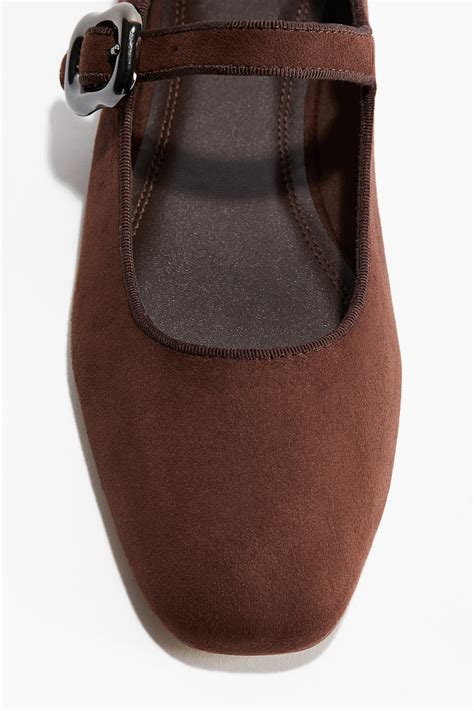 Mary Jane ballet flats - Dark brown - Ladies | H&M IN