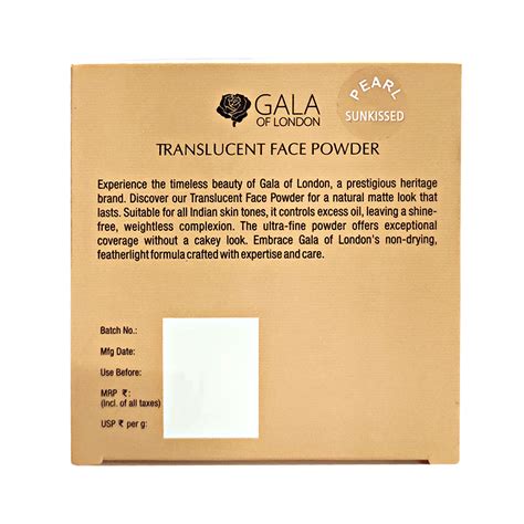 Gala of London Pearl Face Powder - Sunkissed