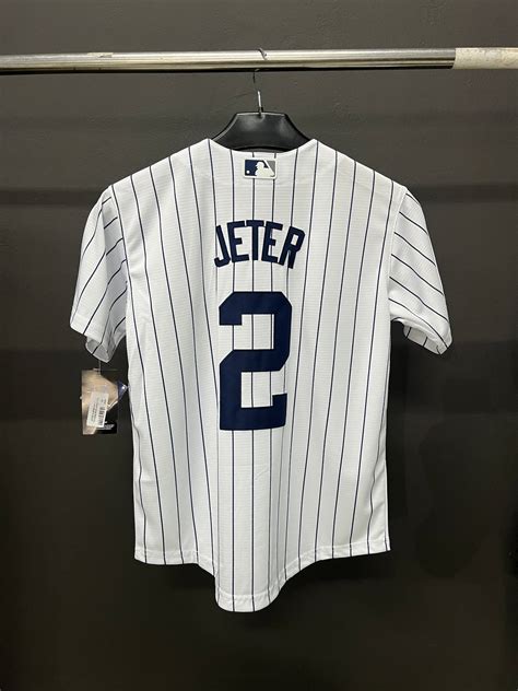 JETER 2 White New York Yankees MLB Jersey Kids – Mizo Jersey Home