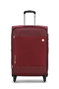 Buy VIP CONQUER POLYSTER WINE RED 81CM (28 INCH) LARGE SIZE 4 WHEELS ...