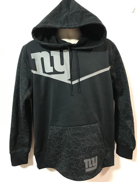 Nike NFL Men's Size M Black New York Giants Pullover Hoodie Sweatshirt ...