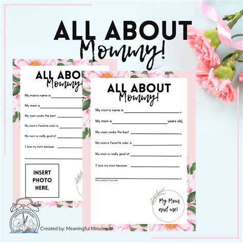 Free Printable Mother's Day Questionnaire