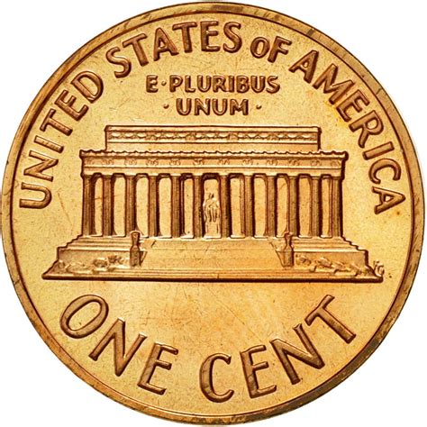 One Cent 1971 Lincoln Memorial, Coin from United States - Online Coin Club
