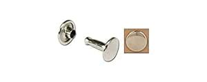 Tandy Leather Steel Nickel Plate Double Cap Rivets Small 100 pack 1371 ...