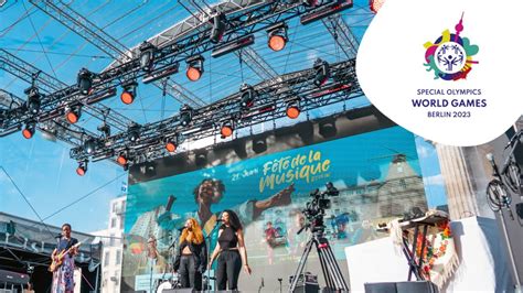 Konzertabend der Special Olympics World Games Berlin 2023 mit Amadou ...