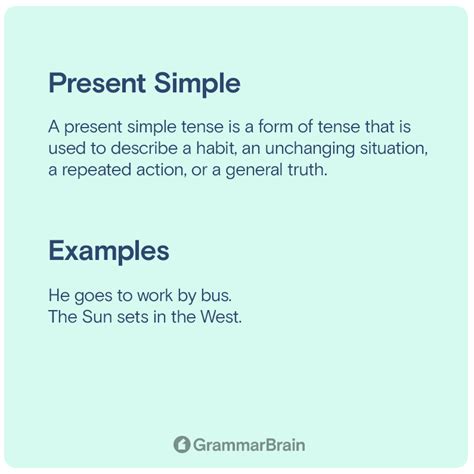 Image result for Simple Present Tense Examples