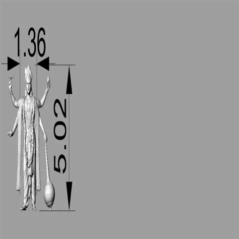 Buy Narayan 3D Model STL file - Divine Digital Sculpture