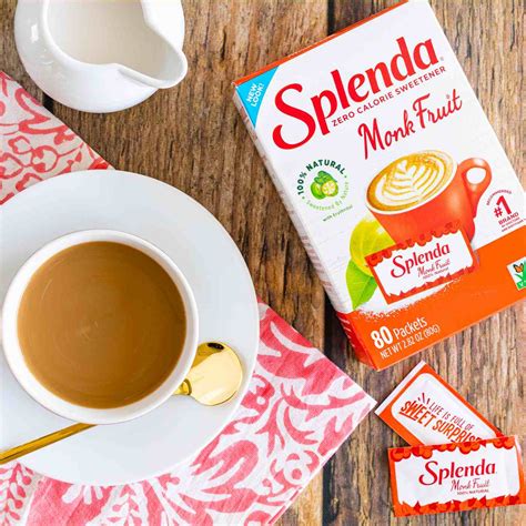 Splenda Monk Fruit Zero Calorie Sweetener Packets - Shop Sugar ...