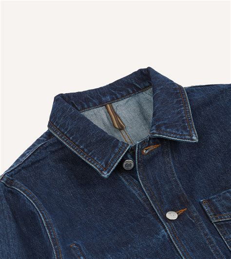 Stone Wash Denim Work Jacket – Drakes