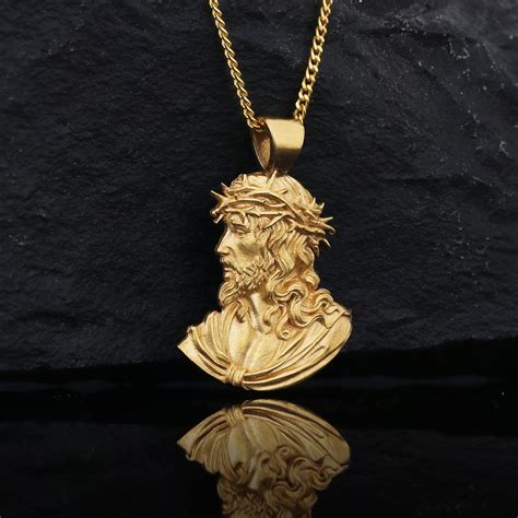 Jesus Necklace, Messiah Necklace, Christ Necklace, Silver Religious ...