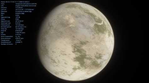 A Cold Is Mars Planet