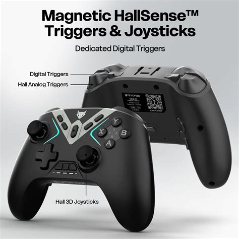 Open Box Wale - EvoFox One X Wireless Gaming Controller for PC, Switch ...