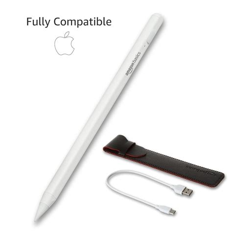 Amazon Basics 2nd Gen Stylus Pen for IPAD | Supports Palm Rejection ...