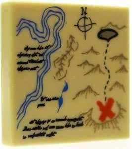 LEGO Items Treasure Map Loose Accessory [Loose] : Amazon.in: Toys & Games