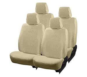 BIGZOOM Towel Car Seat Cover for Honda City i-DTEC-Beige : Amazon.in ...