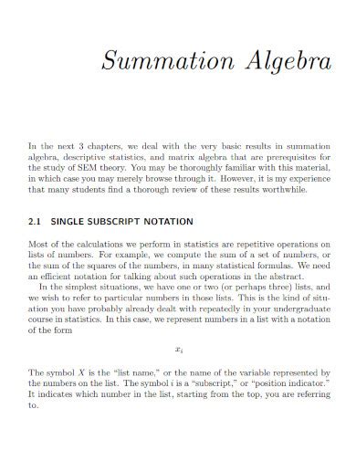 Image result for Summation Examples