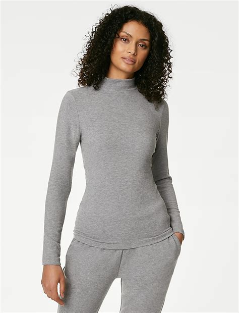 Buy Heatgen™ Medium Fleece Thermal Turtle Neck Top at Marks & Spencer