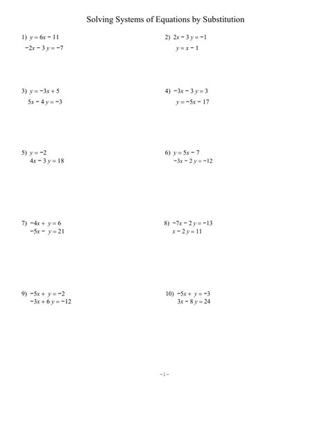 How to Substitute Equations Math Problems 的图像结果
