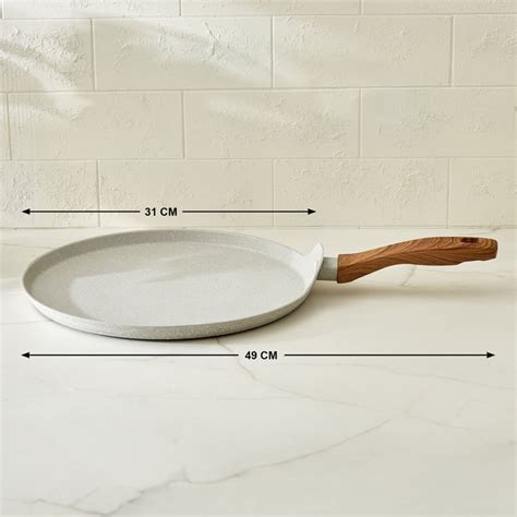 Buy Allure Lian Aluminium Non Stick Dosa Tawa - 31cm from Home Centre ...