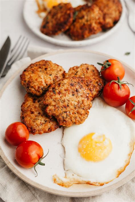 Air Fryer Turkey Breakfast Sausage - The Whole Cook