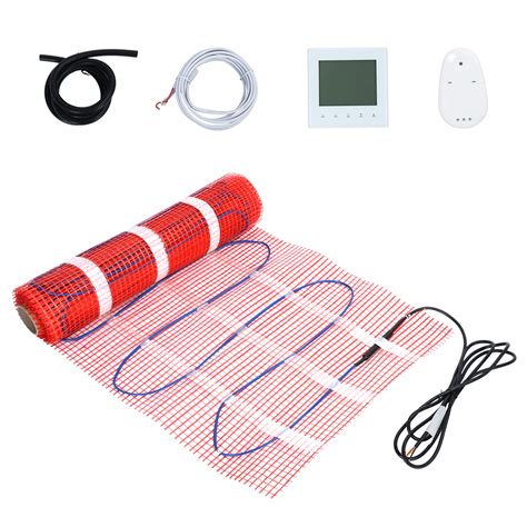 Rlietter Floor Heating Pad with Digital Programmable Thermostat and ...