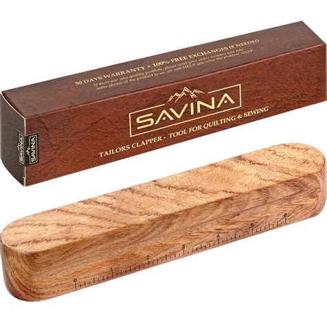 Savina Tailors Clapper for Quilting, Hard Wood Professional ...