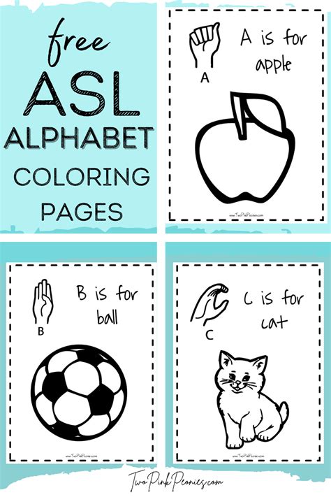 Image result for ASL Sign Language Coloring Pages