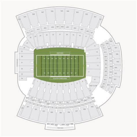 Williams-Brice Stadium Seating Chart & Seat Views | SeatGeek.ca