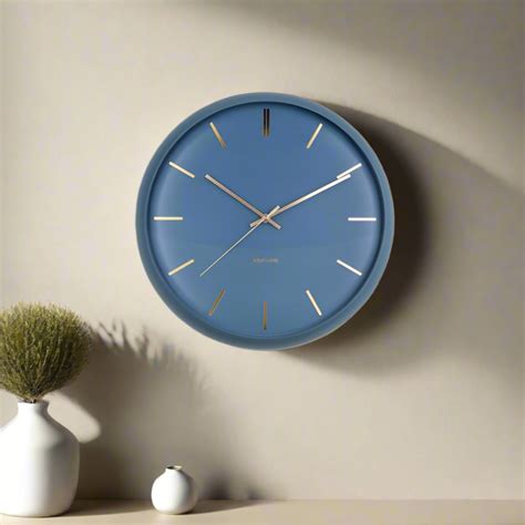 Karlsson Globe Wall Clock 40cm - Blue