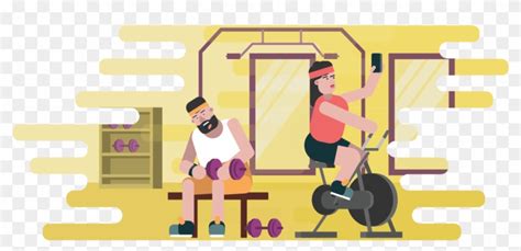 Exercise Clipart Gym Equipment - Fitness Testing Png, Transparent Png ...