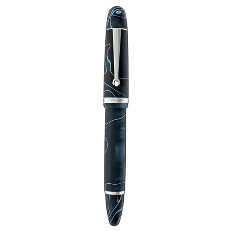 Penlux Masterpiece Grande Fountain Pen – Blue Swirl | Piston Fill ...