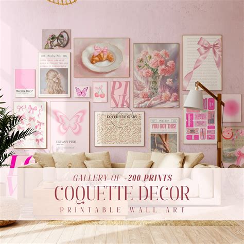 200 Coquette Wall Art, Coquette Room Decor, Vintage Coquette, College ...