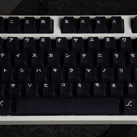 WOB Katakana Cherry PBT Clone Jet Black With Keycap Storage Box ...