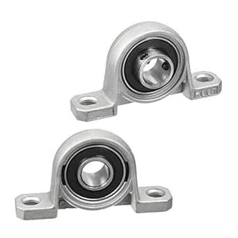 REES52 2Pcs KP001 12mm Bore Zinc Alloy Inner Ball Mounted Pillow Block ...