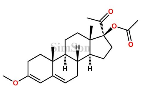Chlormadinone Acetate EP Impurity H | CAS No- 1054-64-4 | Simson Pharma ...