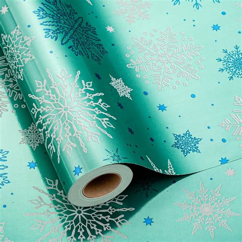 MAYPLUSS Christmas Wrapping Paper Roll - 17 Inch X 33 Feet - Festive ...