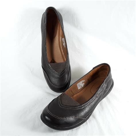 Thom McAn Loafer Shoes Women's Size 7M Zala Brown Leather Upper | eBay