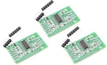 ROBOMALLS™ HX711 Weighing Sensor Dual-Channel 24 Bit Precision A/D ...