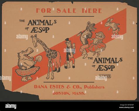 Illustrated depiction of Aesop's fables, focusing on the animals ...