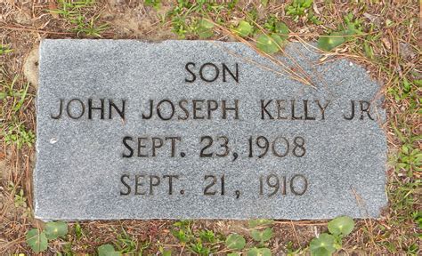 John Joseph Kelly Jr. (1908-1910) – Memorial Find a Grave