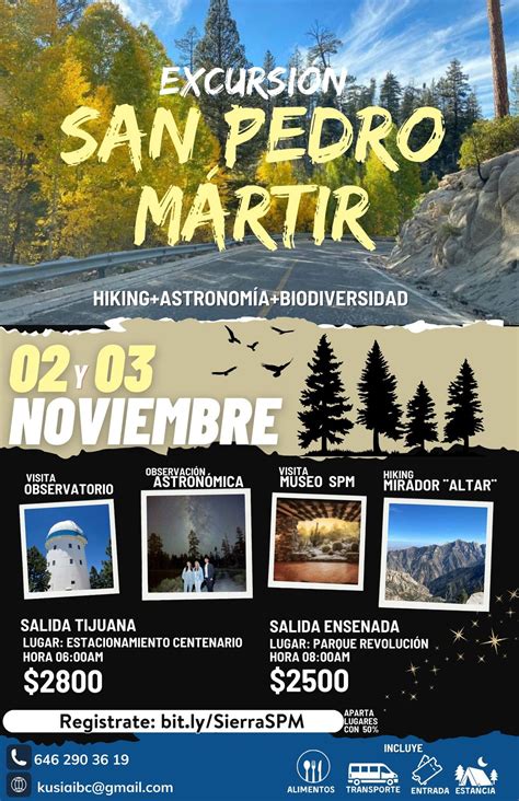 Excursión San Pedro Mártir: Hiking+Astronomía+Biodiversidad ???️ ...